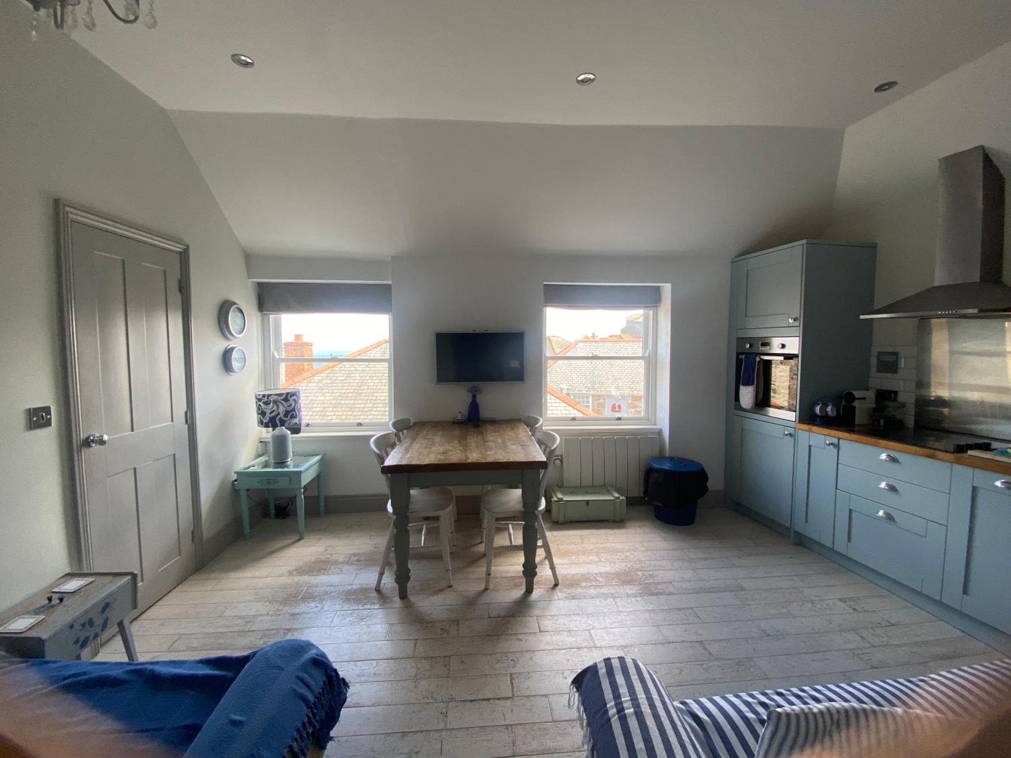 Little Dolly Sea View 2 Bedroom Apartment, St Ives Town, Dog Friendly מראה חיצוני תמונה